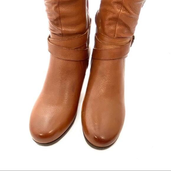 Knee High Boots Array Banana Bread Dakota Ban Zip Boots NWB Sz 9.5 - Picture 6 of 10